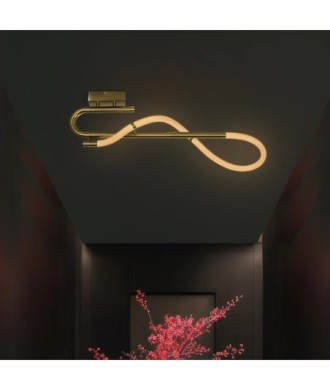 kelvo® GLOW KLV-101-0148 Φωτιστικό Οροφής LED 18W 1800lm 360° AC 220-240V IP20 Ρυθμιζόμενο Λευκό CCT με On-Off 2700K-4500K-6000K - Lumileds SMD Chip - Χρυσό Πλατίνα - Μ65 x Π30 x Υ30cm - 3 Χρόνια Εγγύηση